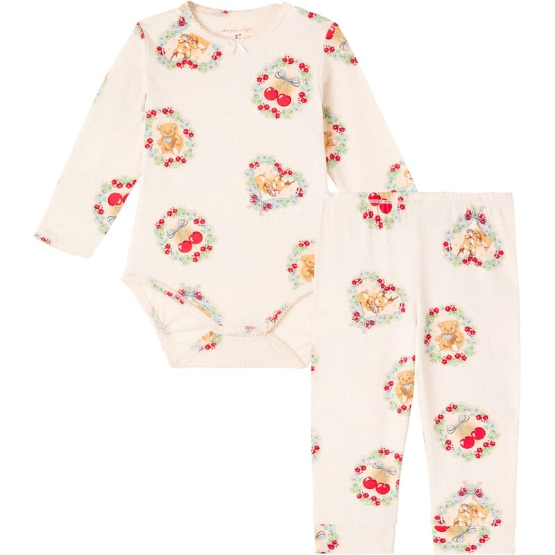 Konges Sløjd Baby cotton-blend onesie and pants set