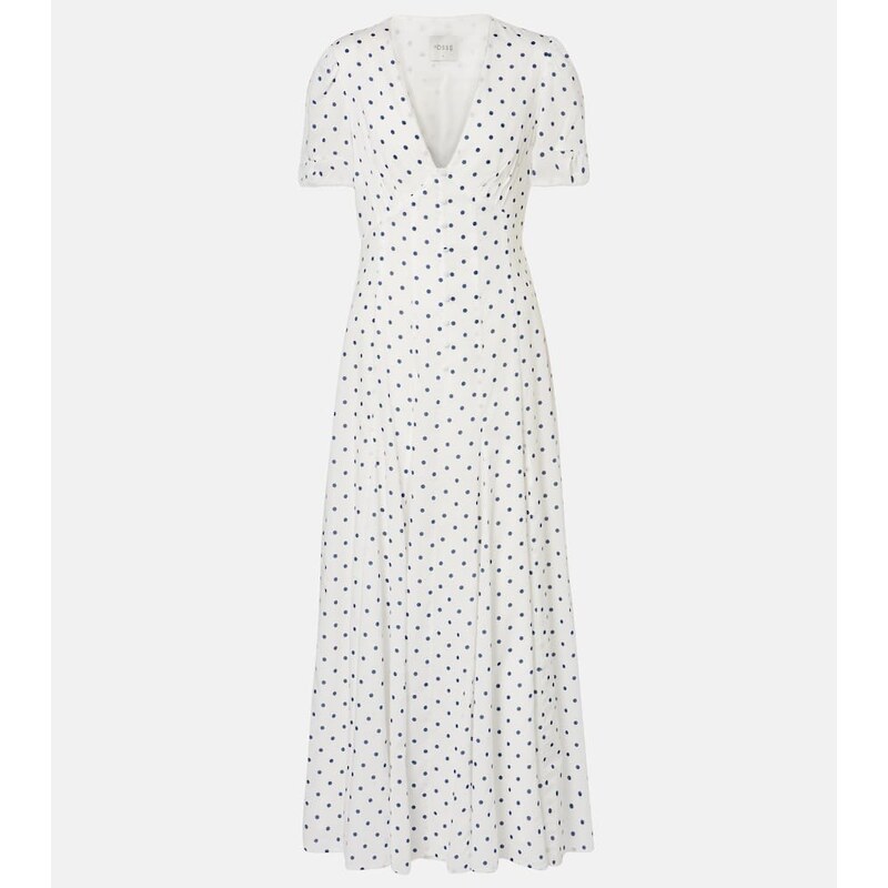 Posse Paloma polka-dot maxi dress