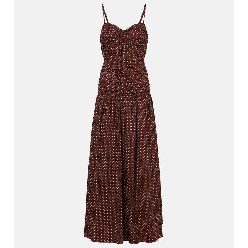 Posse Edie polka-dot maxi dress