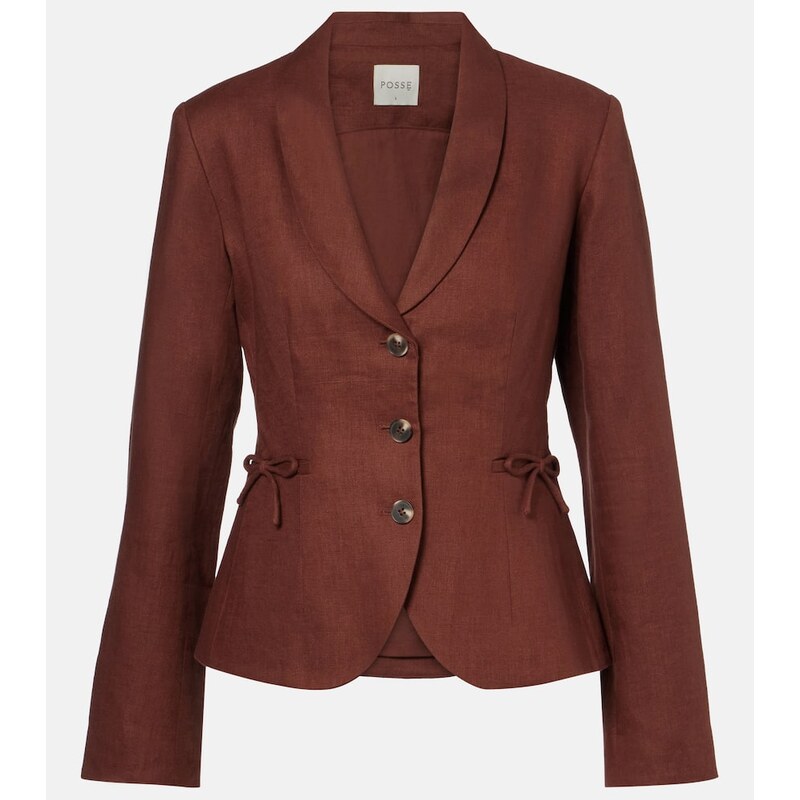 Posse Sabine linen blazer