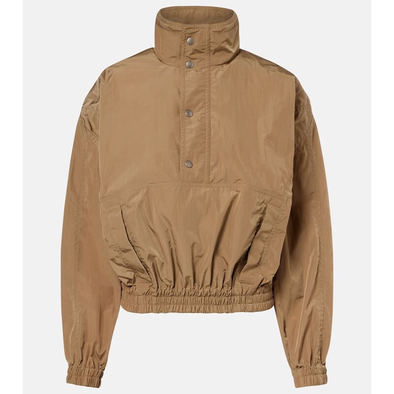 Saint Laurent Gathered canvas jacket