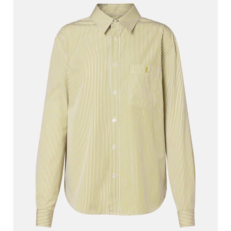 Saint Laurent Striped cotton shirt