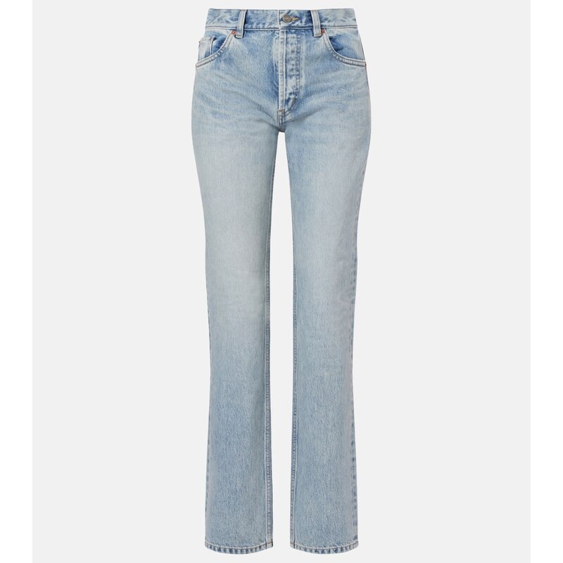Saint Laurent High-rise straight jeans