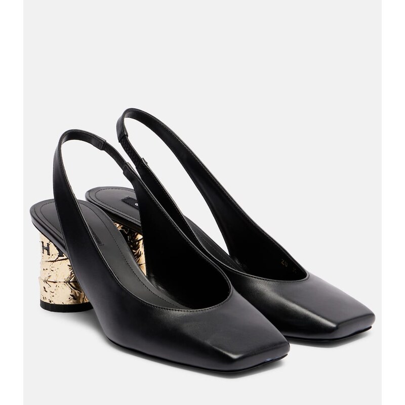 Givenchy Tape 65 leather slingback pumps