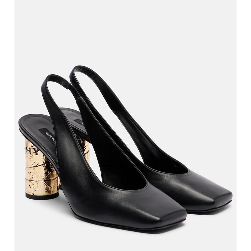 Givenchy Tape 85 leather slingback pumps
