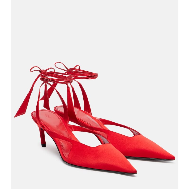 The Attico Satin pumps