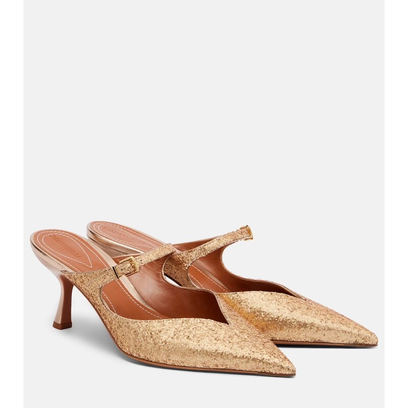 Zimmermann Aura 65 glitter mules