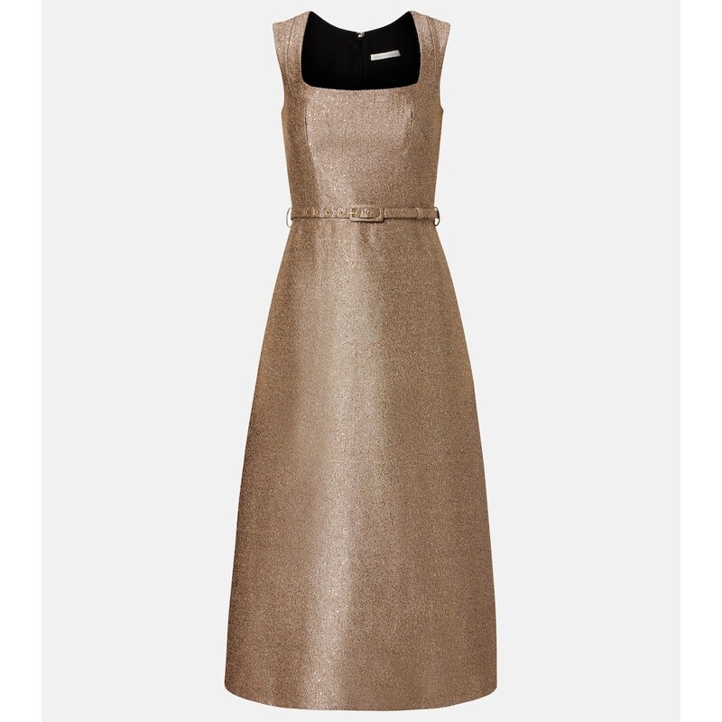 Emilia Wickstead Ciro sequined tweed cocktail dress
