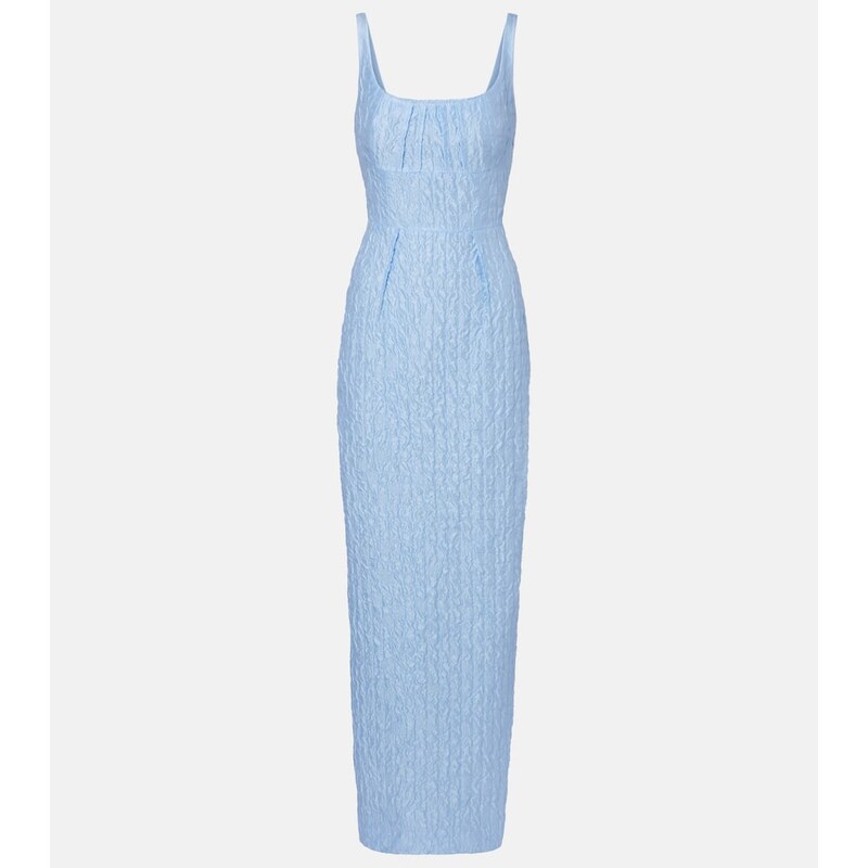 Emilia Wickstead Sharon seersucker gown