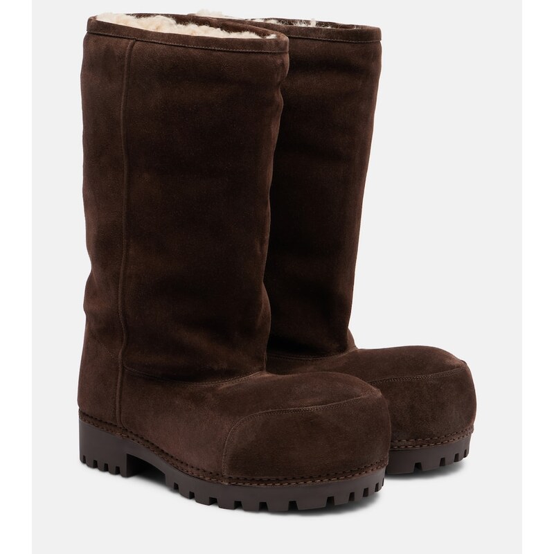 Balenciaga Alaska suede mid-calf boots