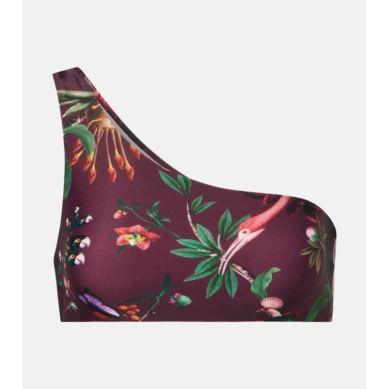 La DoubleJ Goddess printed bikini top