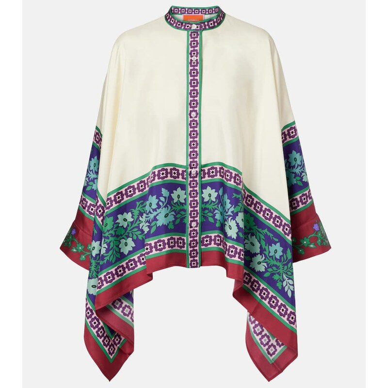 La DoubleJ Foulard printed silk twill shirt