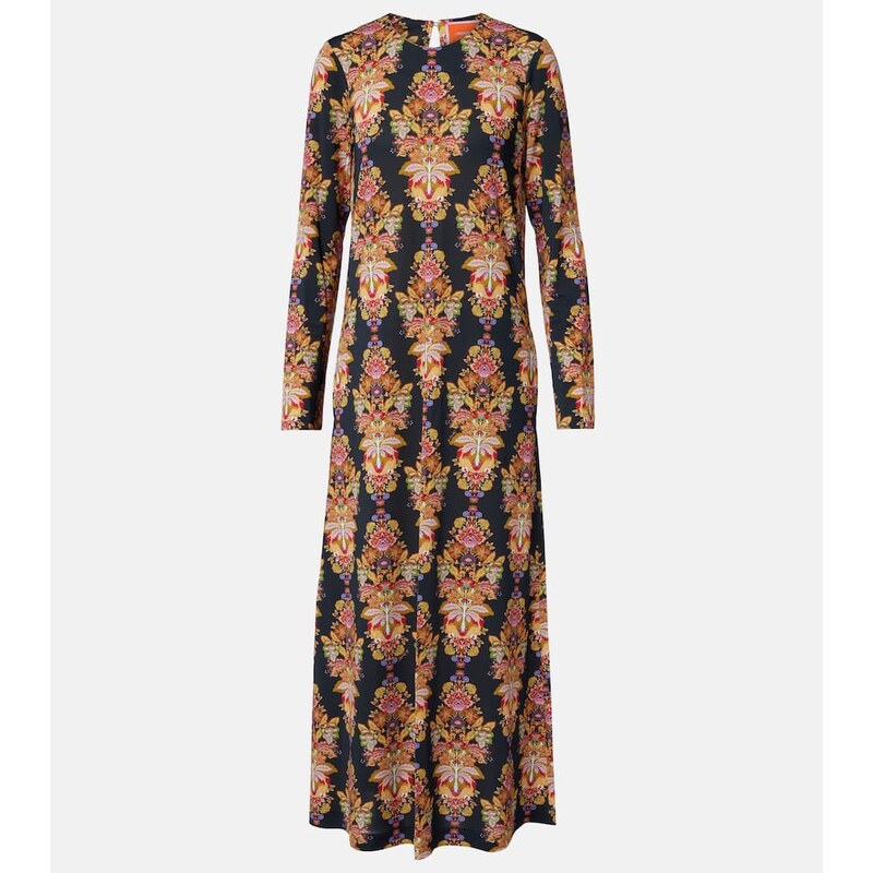 La DoubleJ Printed jersey maxi dress