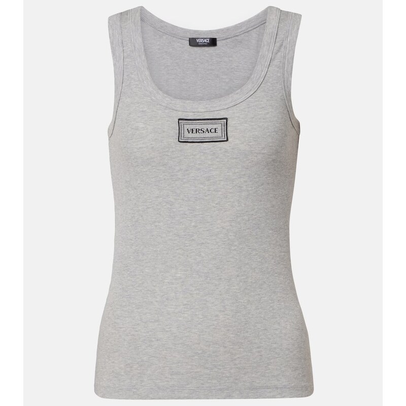 Versace Cotton-blend top