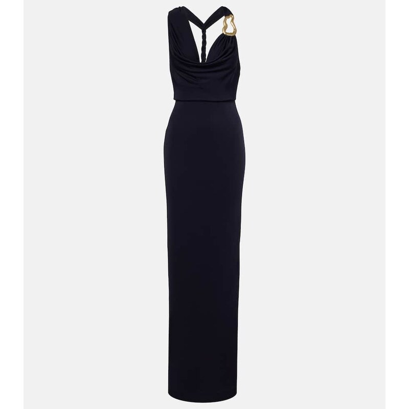 Rebecca Vallance Ayesha embellished halterneck gown