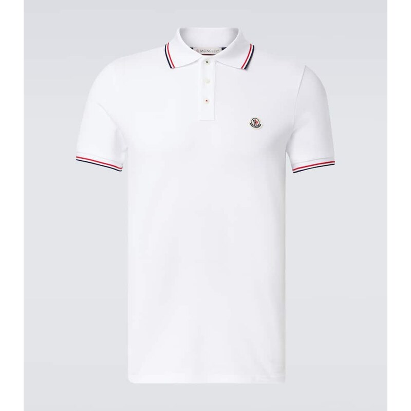 Moncler Permanent cotton jersey polo shirt