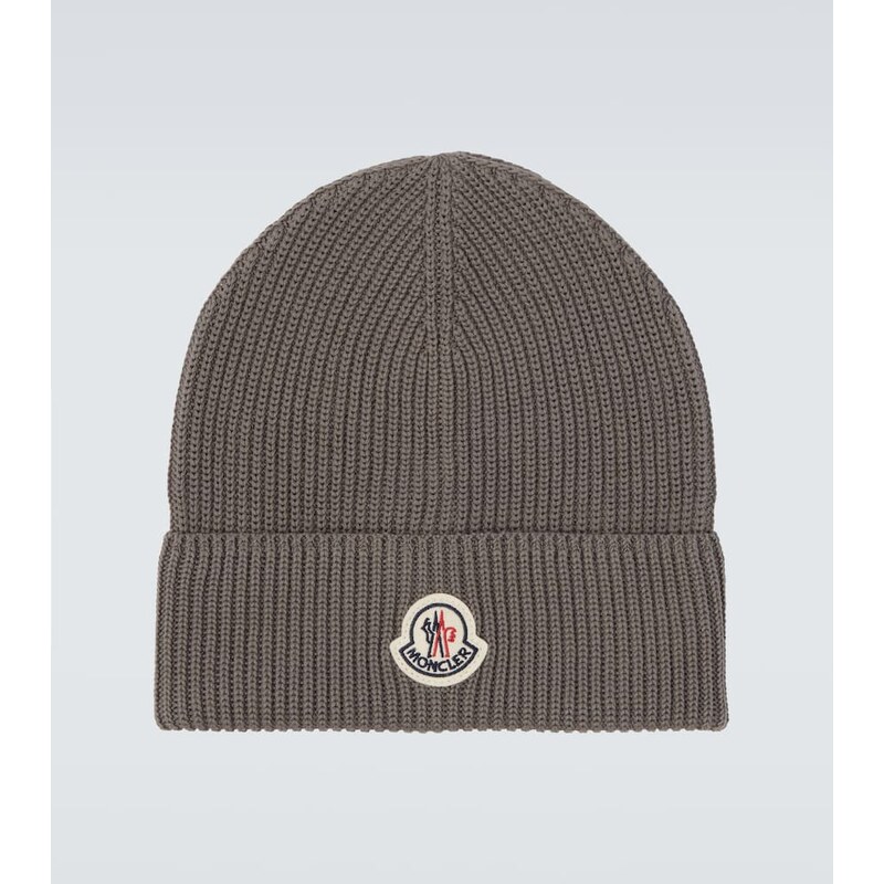 Moncler Archivio ribbed-knit cotton beanie