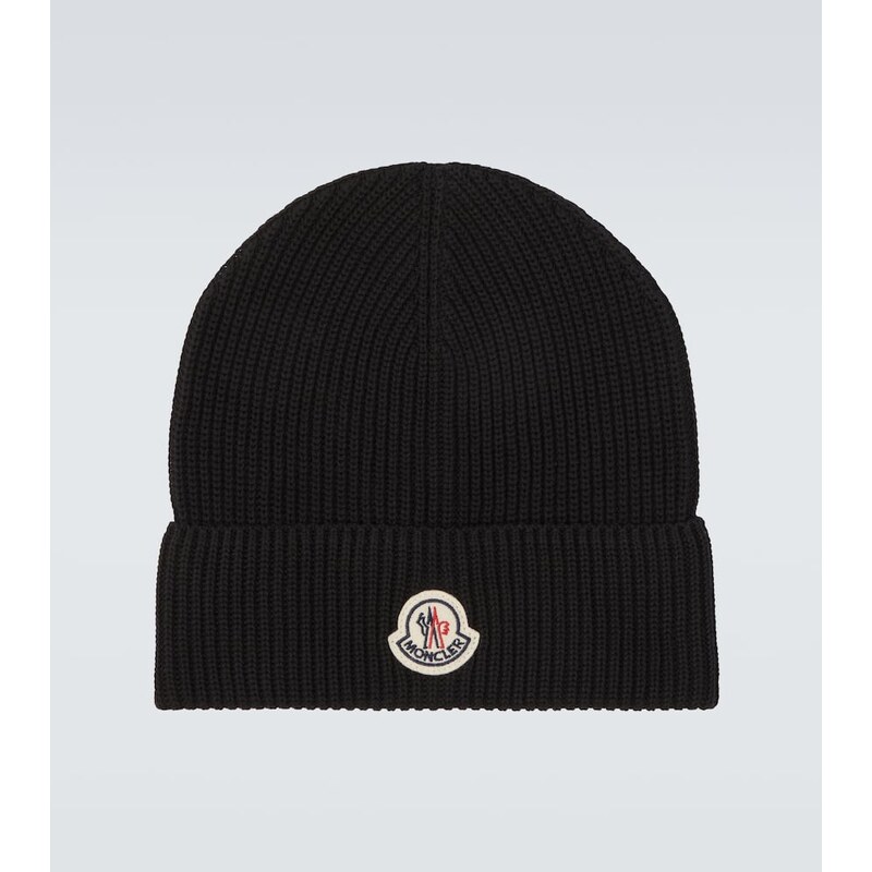 Moncler Archivio ribbed-knit cotton beanie
