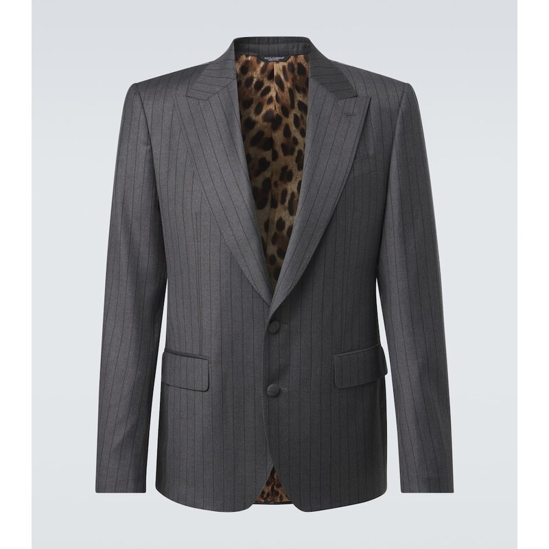 Dolce&Gabbana Pinstripe virgin wool blazer