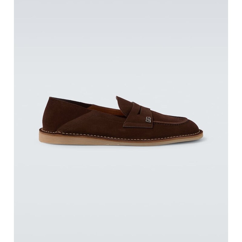 Dolce&Gabbana New Florio Ideal leather penny loafers