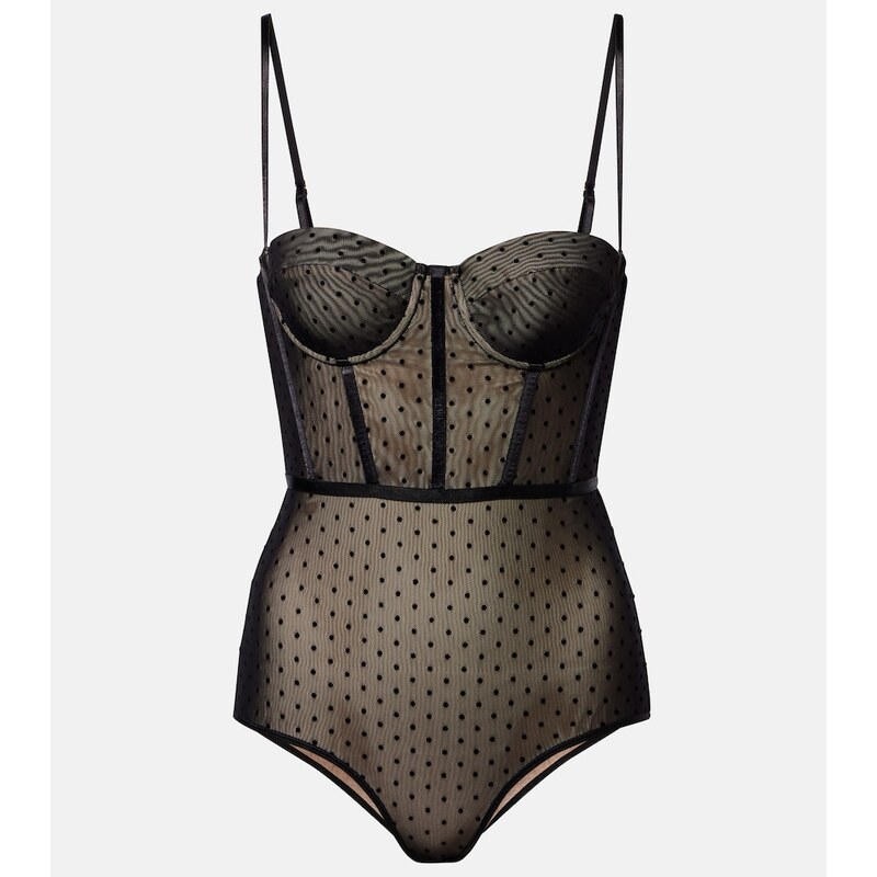 Zimmermann Dot mesh bodysuit