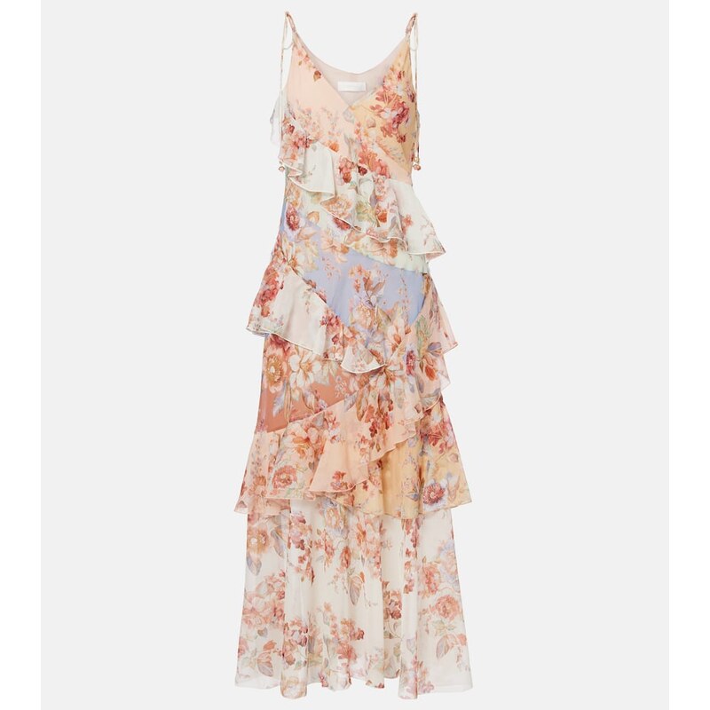 Zimmermann Awaken floral cotton and silk maxi dress