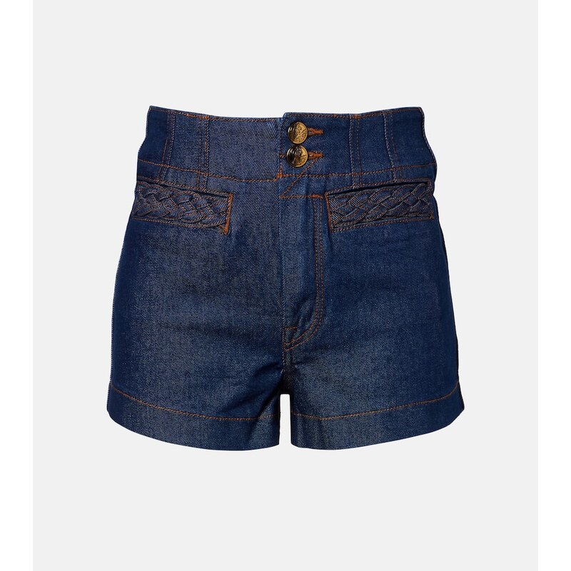 Zimmermann Awaken high-rise denim shorts