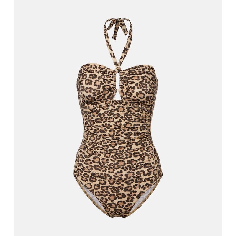 Zimmermann Wanderlust leopard-print swimsuit