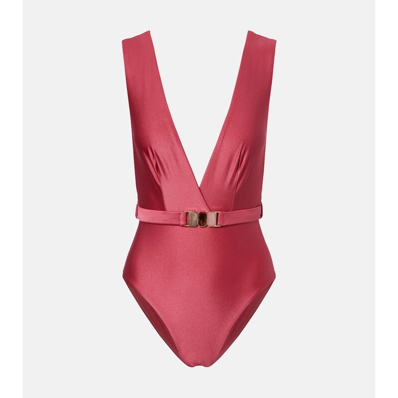 Zimmermann Wanderlust belted swimsuit