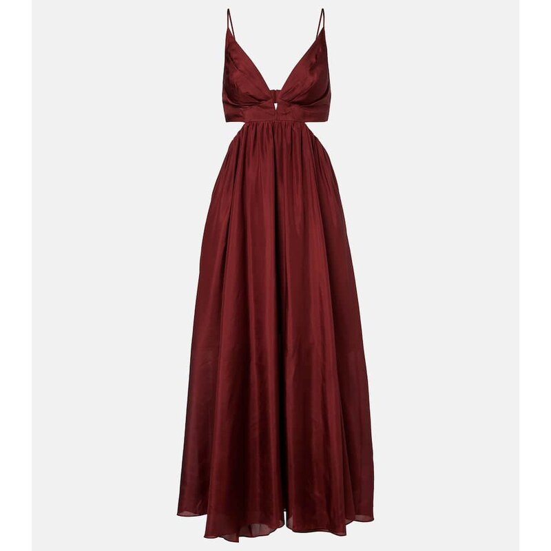 Zimmermann Wanderlust cutout silk maxi dress