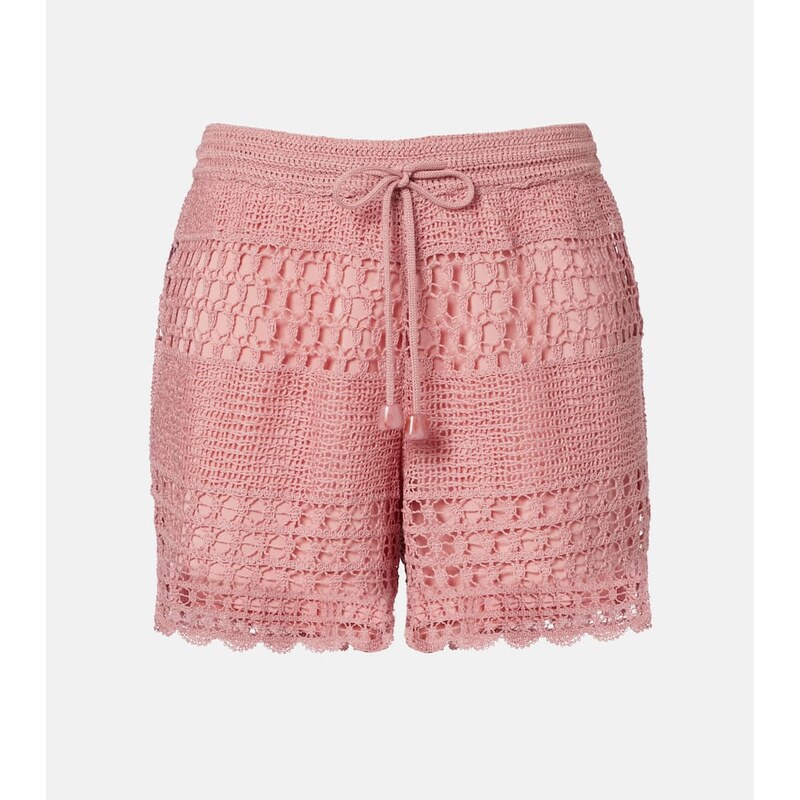 Zimmermann Wanderlust crochet shorts