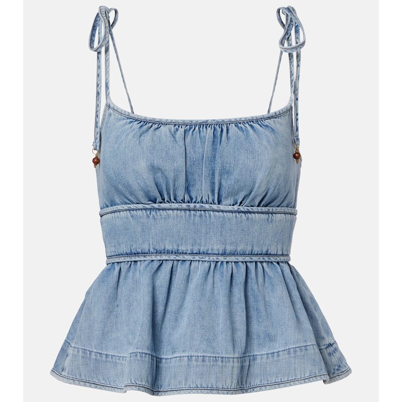 Zimmermann Wanderlust denim top