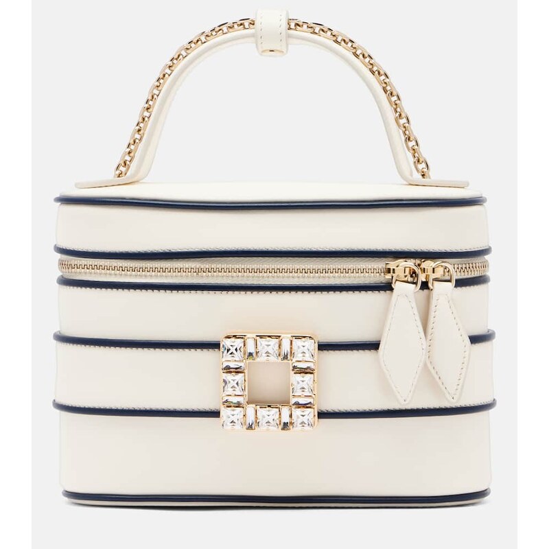 Roger Vivier TrÃ¨s Vivier Micro leather vanity bag