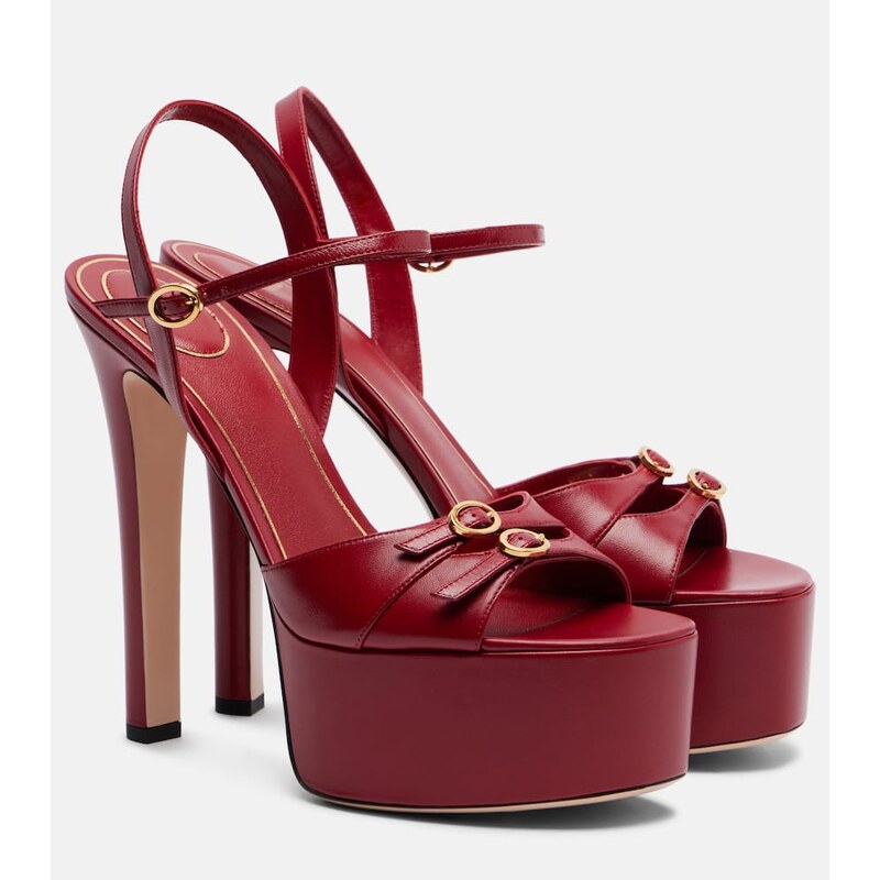 Valentino Garavani Crasher 145 leather platform sandals