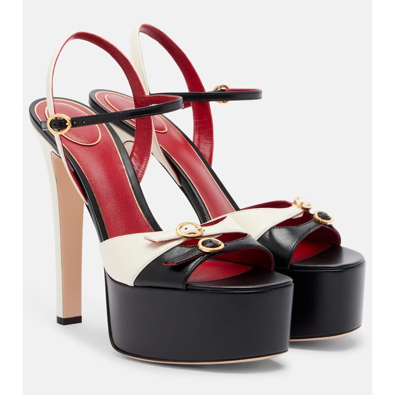 Valentino Garavani Crasher leather platform sandals