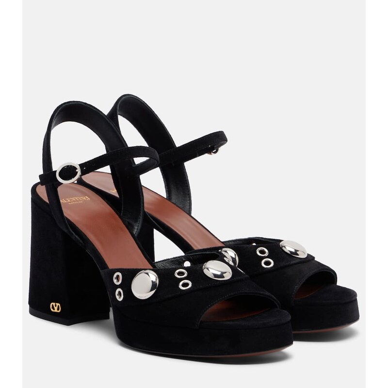 Valentino Garavani Embellished leather sandals