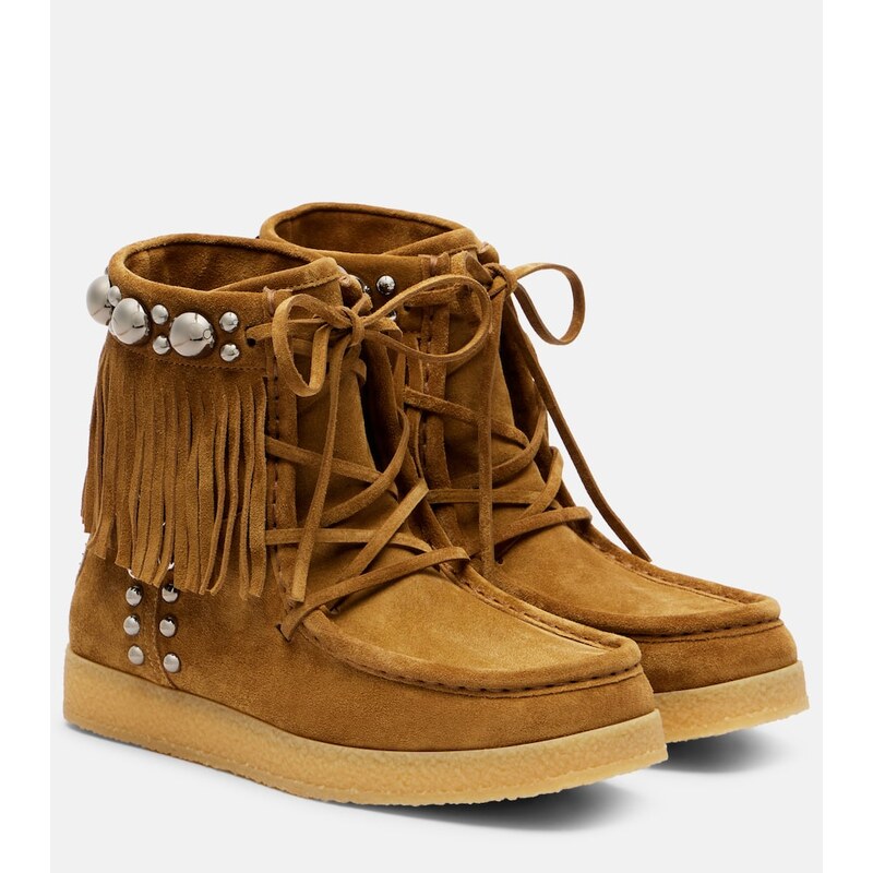 Valentino Garavani NellcÃ´te studded suede ankle boots