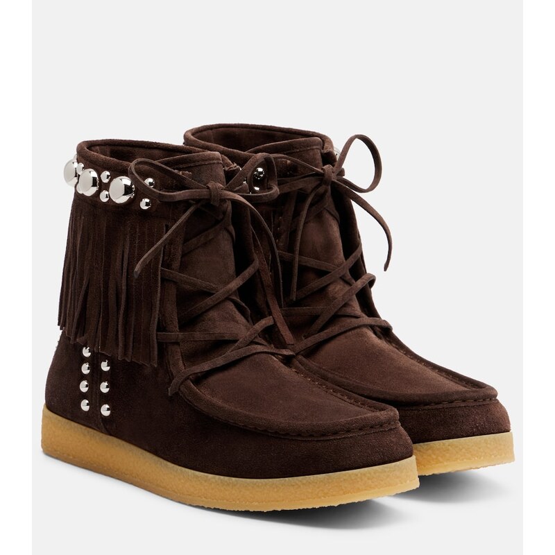 Valentino Garavani NellcÃ´te studded suede ankle boots