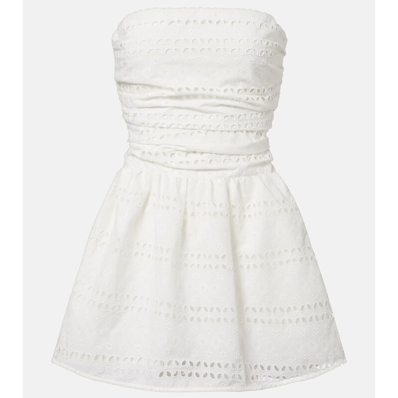 Faithfull Roja broderie anglaise minidress