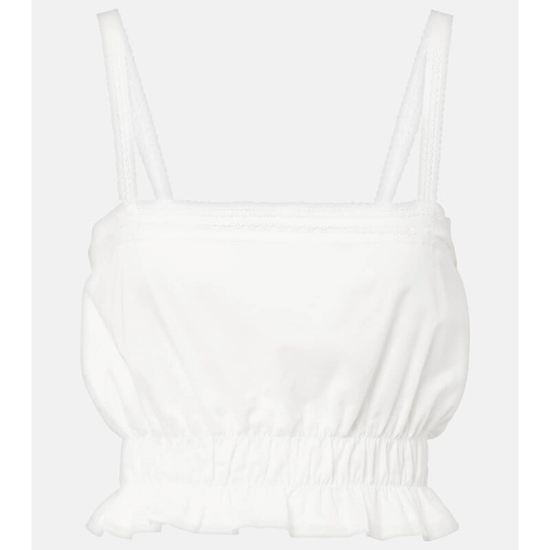 Faithfull Venta cropped cotton top