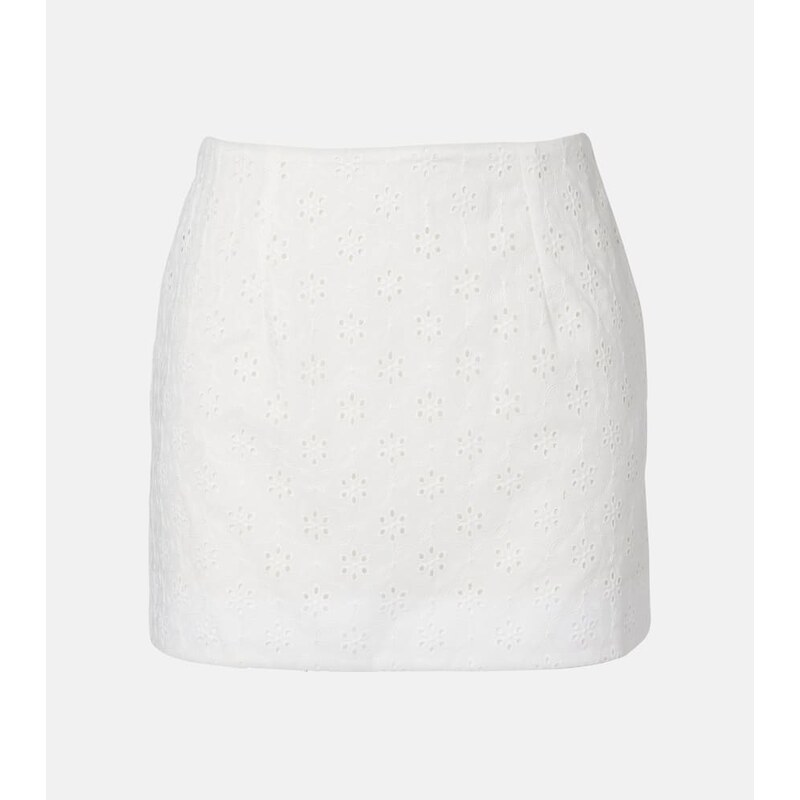Faithfull Loma broderie anglaise miniskirt