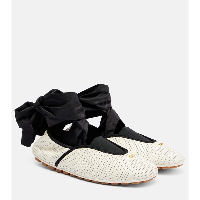 Valentino Garavani Rythmika perforated leather ballet flats