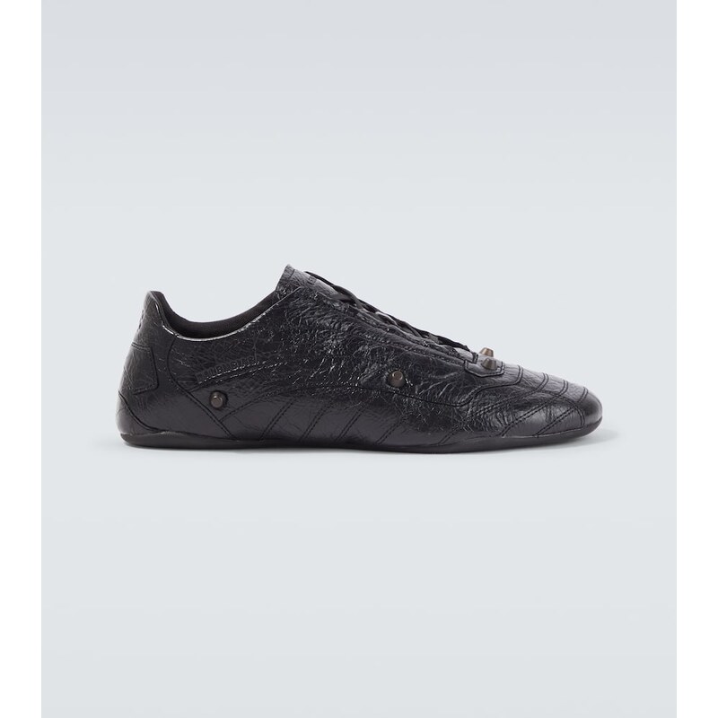 Balenciaga City studded leather sneakers