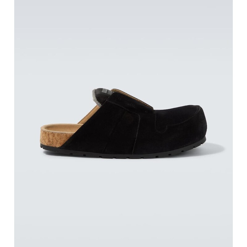Balenciaga Dumbo suede slides