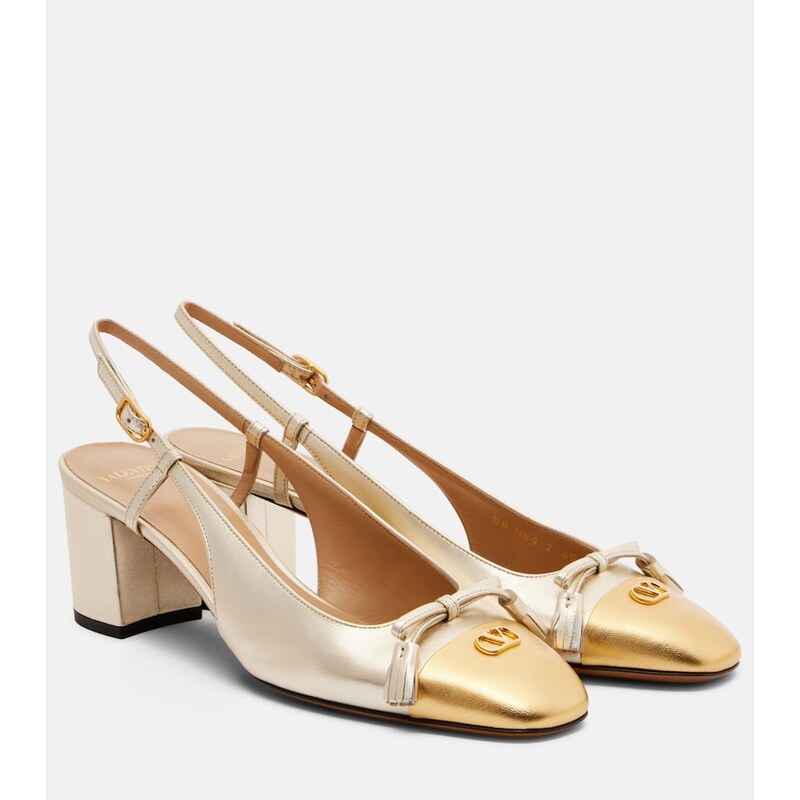 Valentino Garavani Valet Du Roi 60 leather slingback pumps
