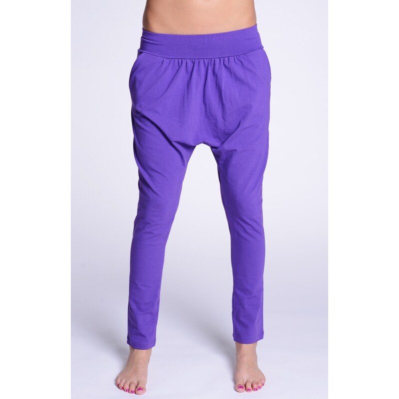 Lazzzy  COMFY pants purple / torquoise S