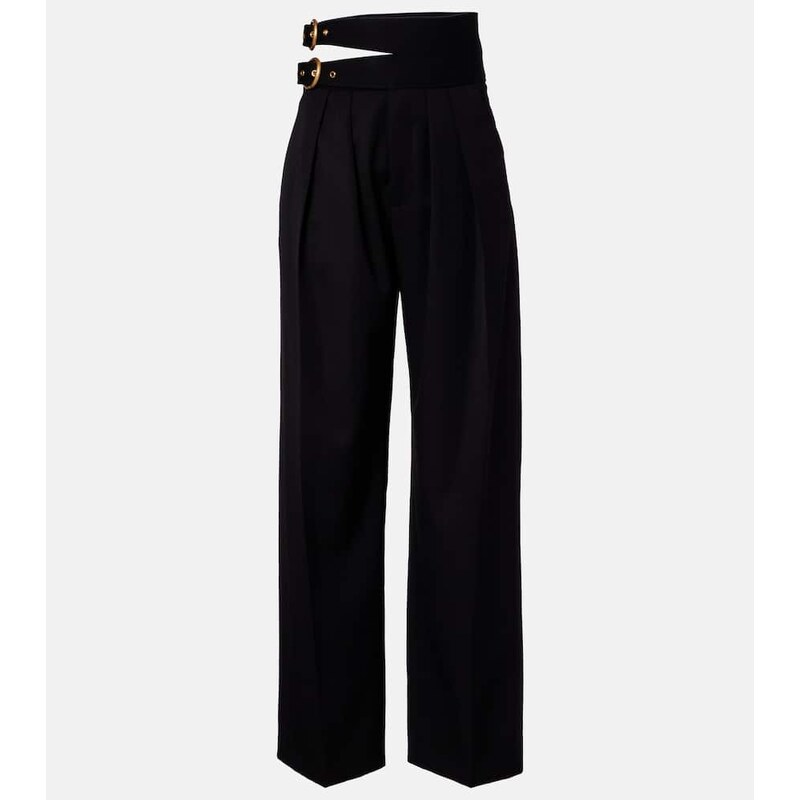 Chloe ChloÃ Virgin wool wide-leg pants