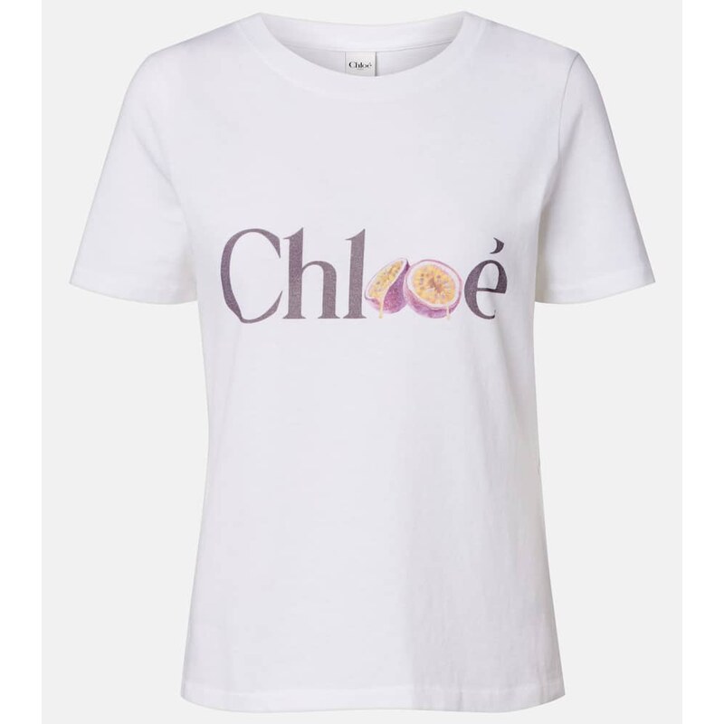 Chloe ChloÃ Logo cotton jersey T-shirt