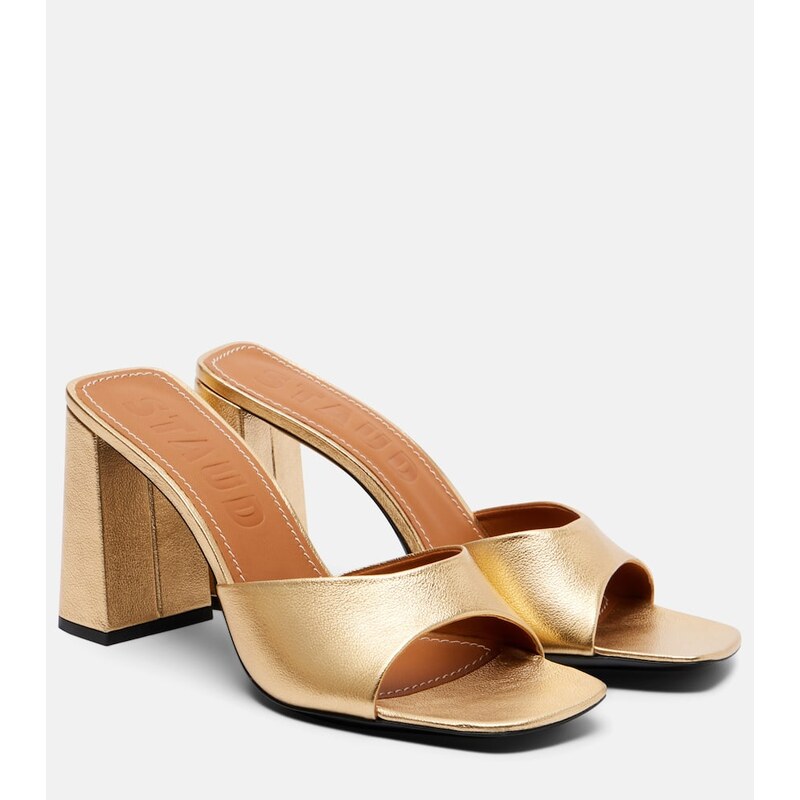 Staud Sloane leather mules