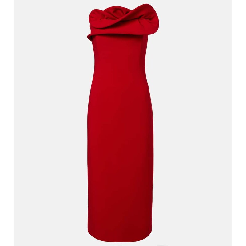 Magda Butrym Wool-blend bustier dress